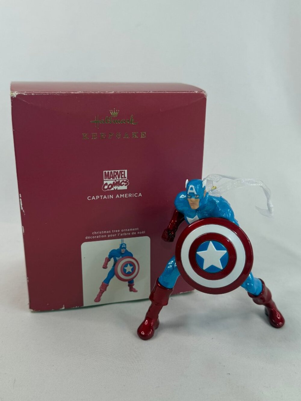 Share 2020 Hallmark Captain America Keepsake Premium Metal Ornament Marvel #4175